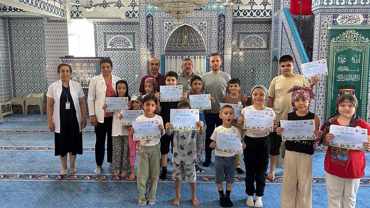 Uşak’ta 200 çocuk sağlık elçisi oldu
