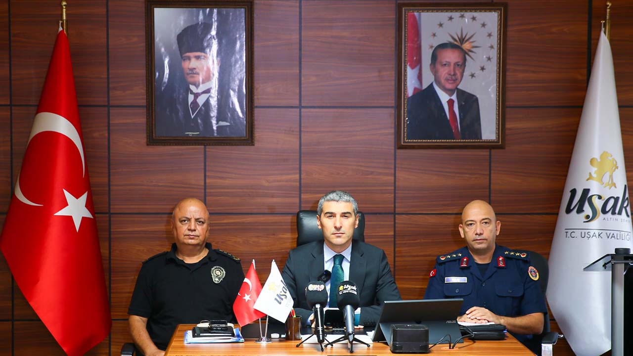 Vali Aktaş, temmuz ayı asayiş bilançosunu açıkladı