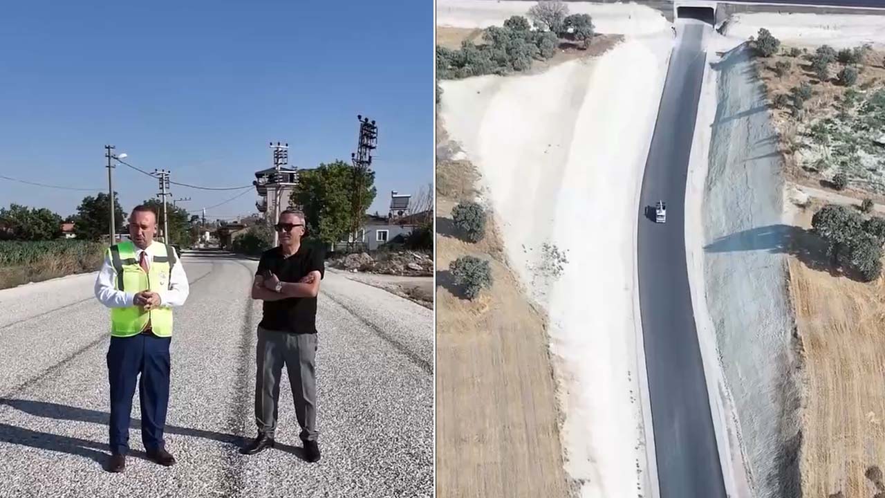 Muharremşah Mahallesi’ndeki yol çalışması tamamlandı