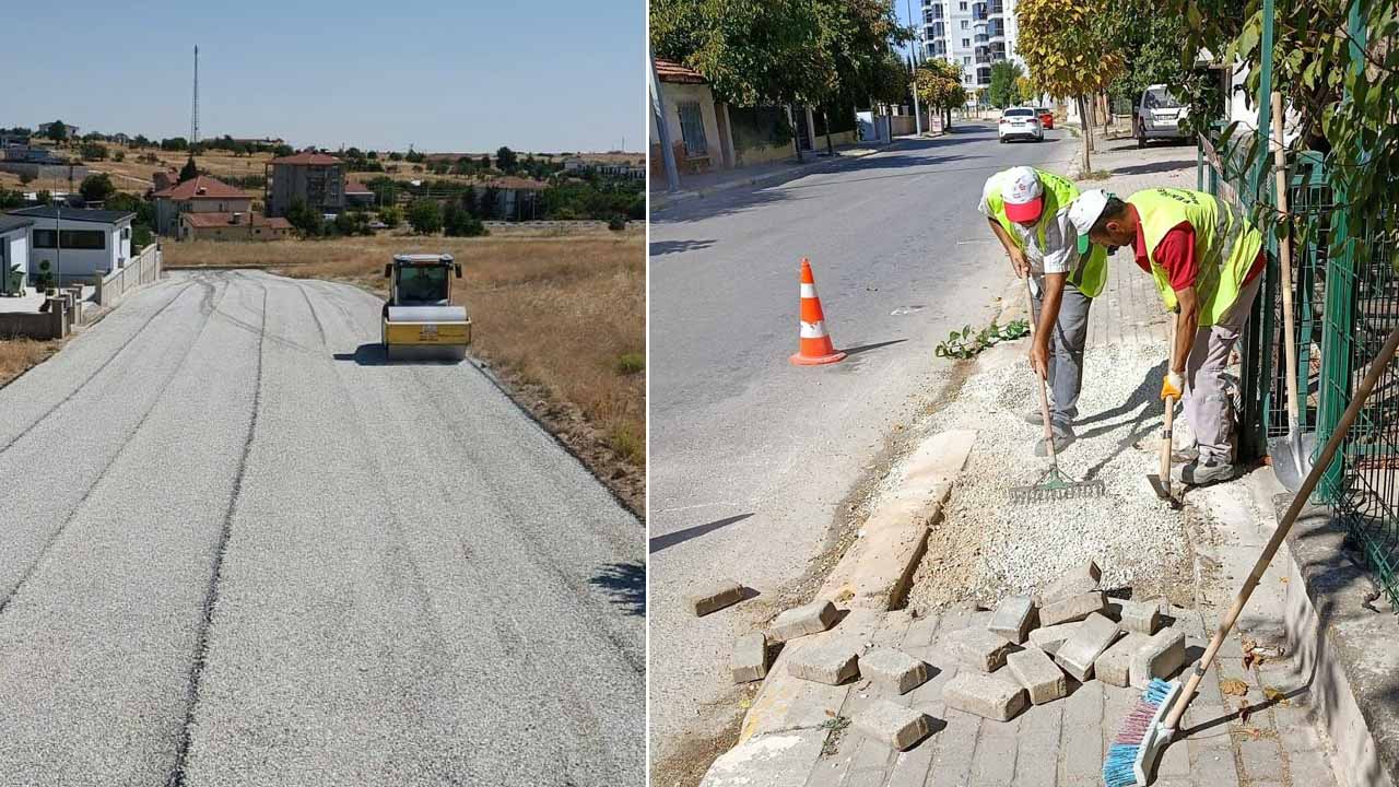 Uşak’ta yol ve altyapı çalışmaları aralıksız sürüyor