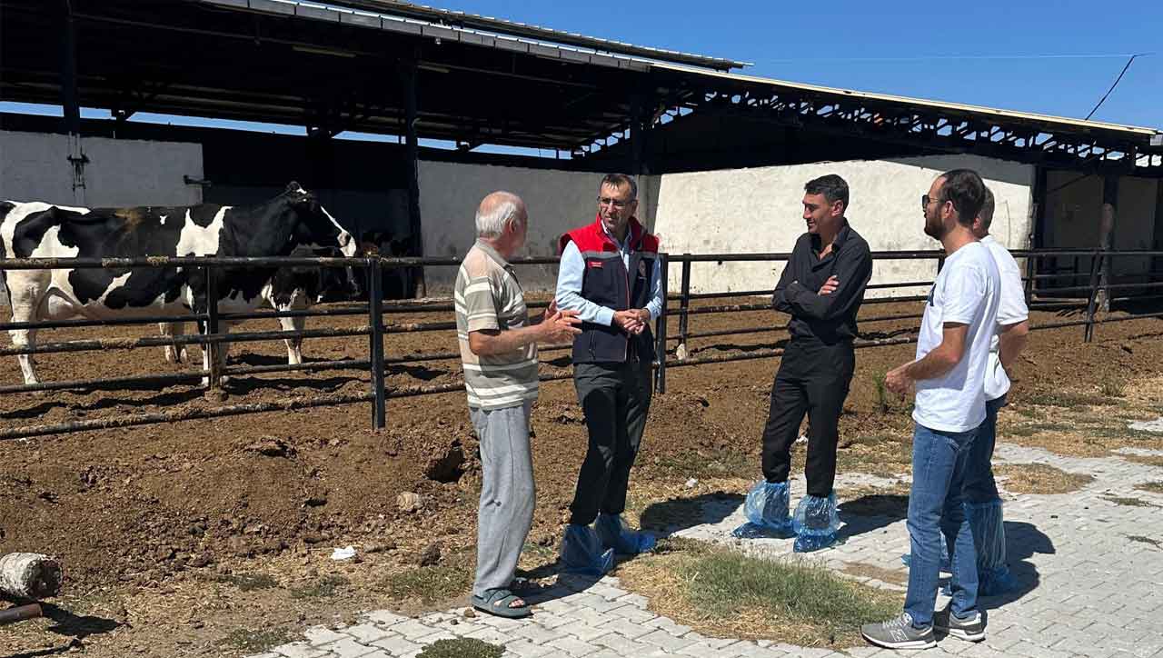 Uşak İl Tarım Müdürü Bilir’in rotasında Karaköse ve Yapağılar köyleri vardı