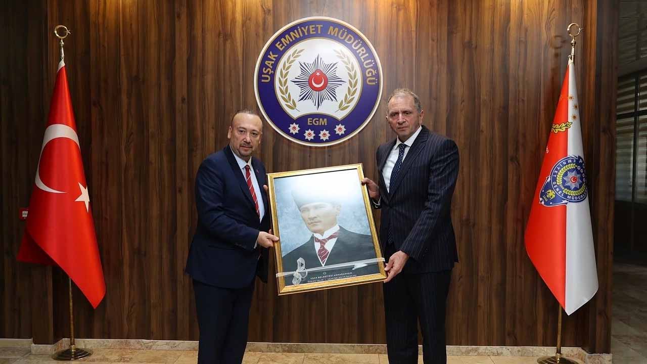 Başkan Yalım’dan Emniyet Müdürü Çiftçi’ye hayırlı olsun ziyareti