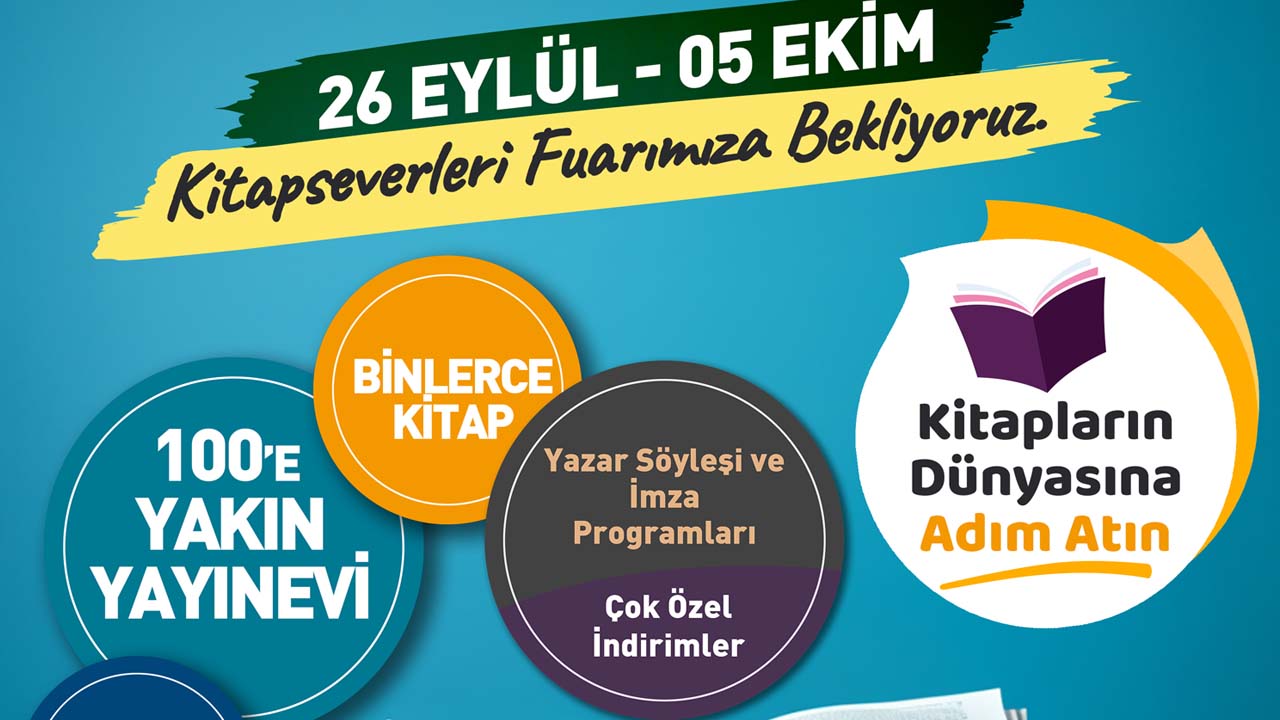 Ahmet Ümit’ten İlker Başbuğ’a, Uşak’ın ilk kitap fuarı ünlü isimleri ağırlayacak