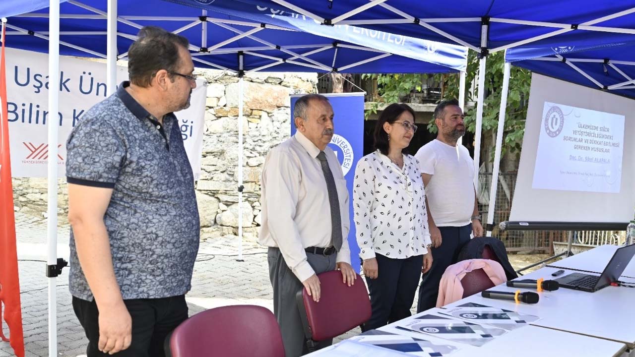 Uşak Üniversitesi’nden çiftçilere destek verim ve kalite için eğitim