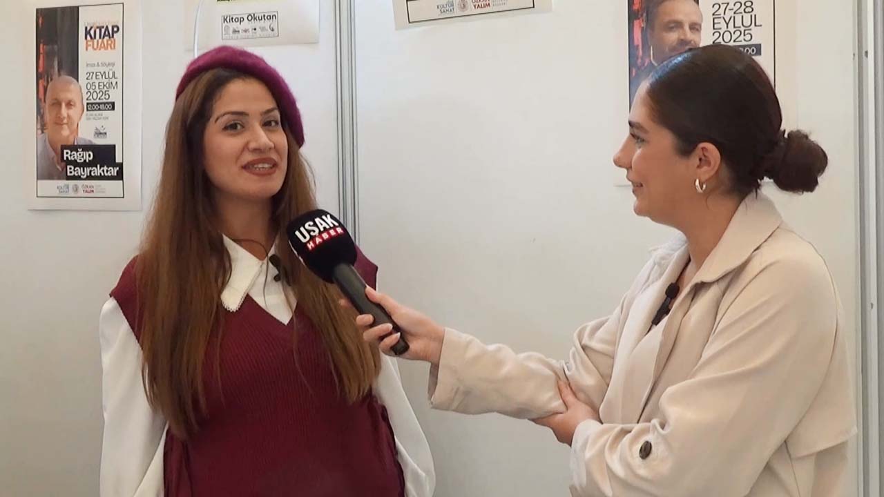 Uşak Kitap Fuarı’nda Genç Kalem: Dilara Ünlü, okurlarıyla buluştu