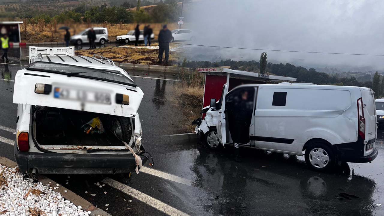 Şaphane'de para nakil aracıyla otomobil çarpıştı: 1 kişi öldü, 3 kişi yaralandı