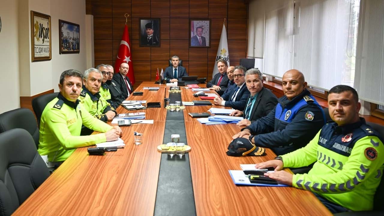 Karayolu Güvenliği için yeni strateji Uşak’ta eylem planı değerlendirildi