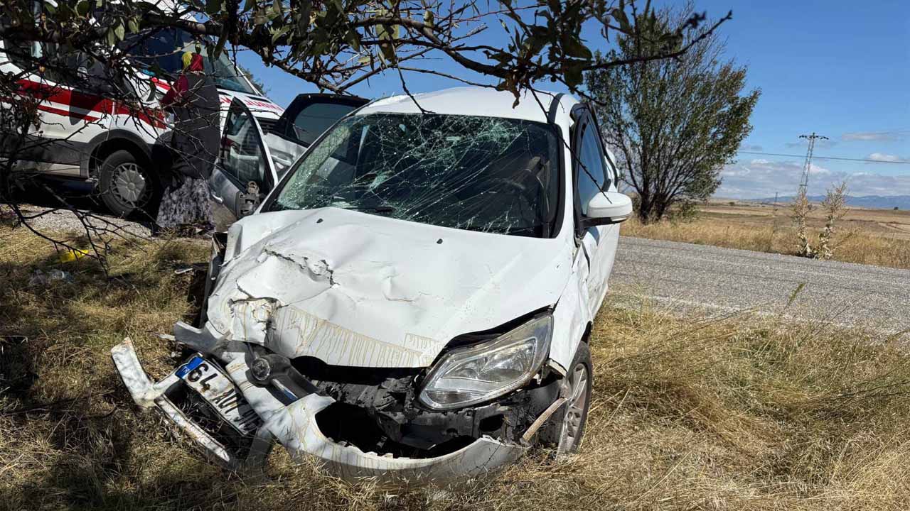 Susuzören köyü yakınlarında kaza, 5 yaralı