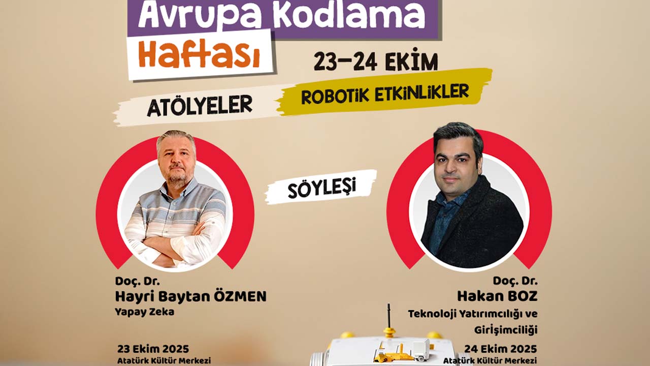 Uşak’ta kodlama haftası başlıyor teknoloji ve robotikle dolu iki gün