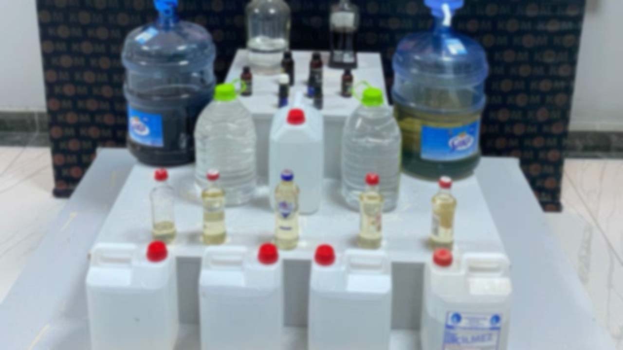 Uşak’ta Kaçak Alkol Baskını Şüpheli Gözaltında