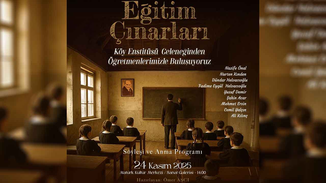 24 Kasım'da Uşak'ta eğitim çınarları anılacak
