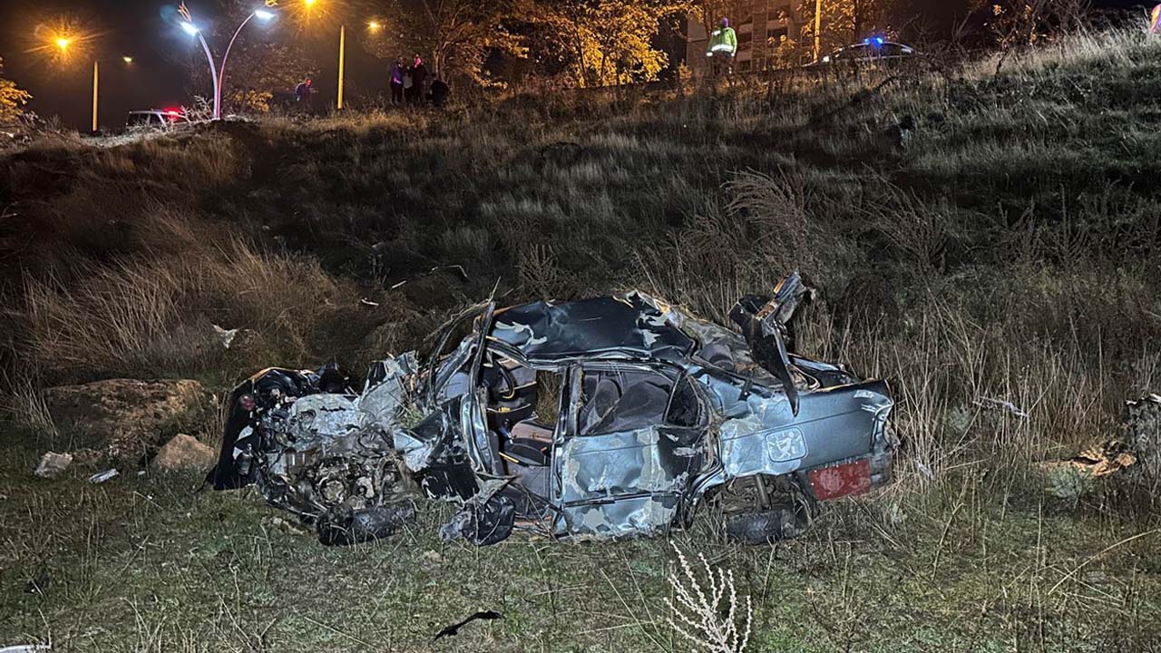 Huzurpark yakınlarındaki kaza 2 kişi öldü, 1 kişi yaralandı