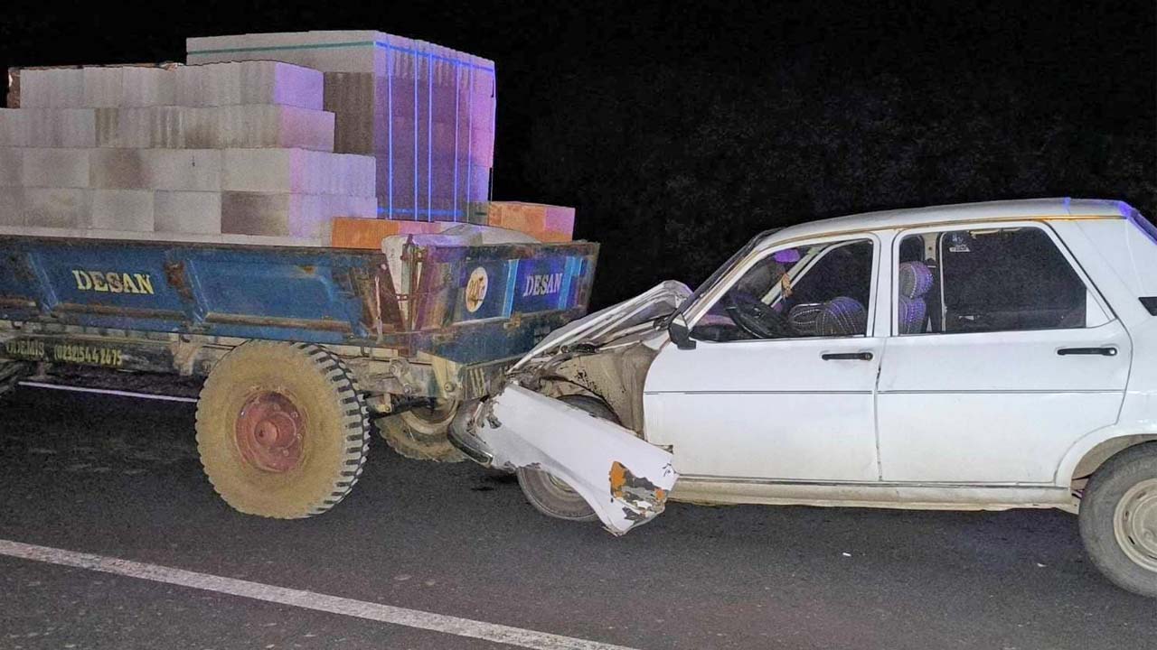 Ağabey köyündeki trafik kazasında 3 kişi yaralandı