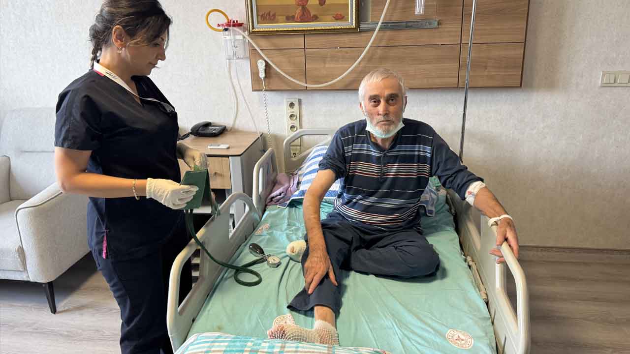 Uşaklı şeker hastası uygulanan tedaviyle ayağı kesilmekten kurtarıldı