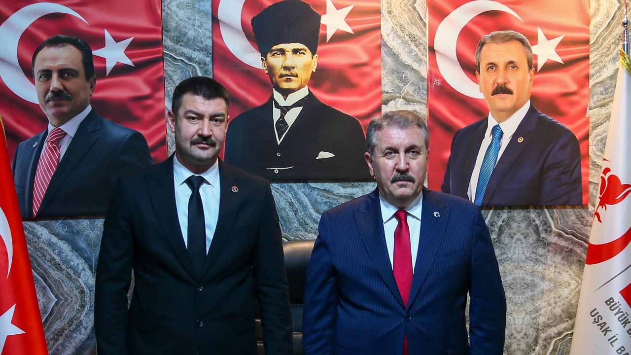 BBP Genel Başkanı Mustafa Destici, Uşak'ta konuştu