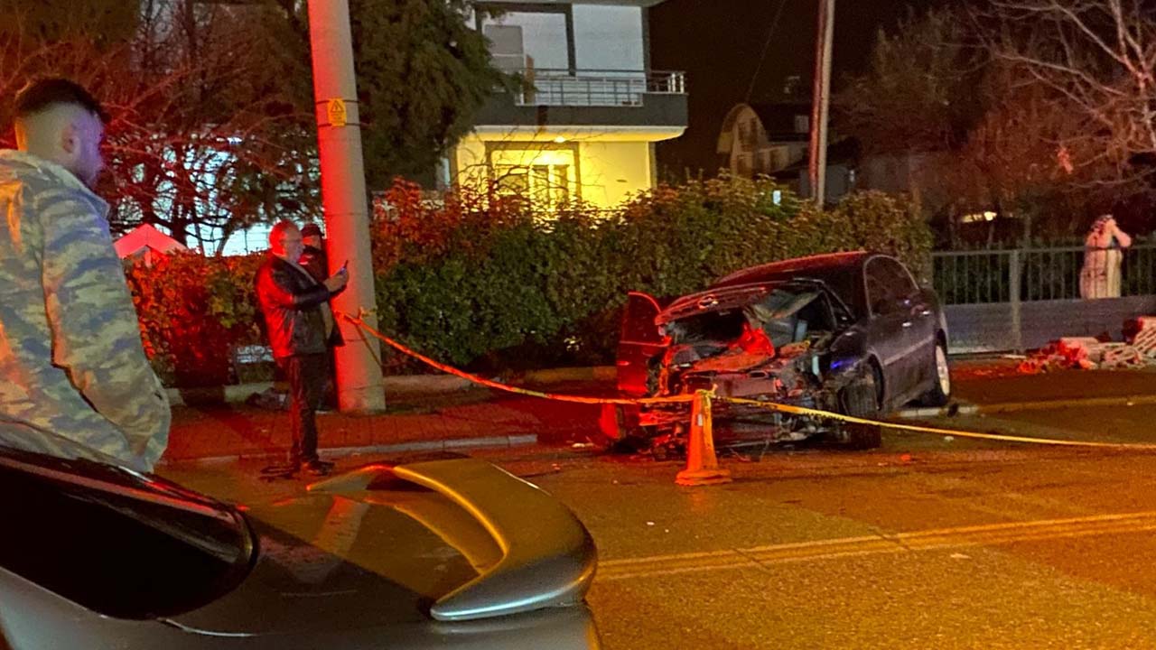 Çivril'de otomobille çarpışan elektrikli bisikletin sürücüsü öldü