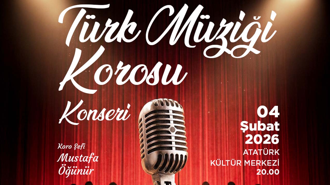 Uşak’ta Türk Müziği Korosu Konseri