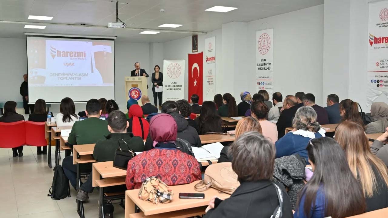 Uşak’ta Eğitimde Harezmi Buluşması: Deneyimler Paylaşıldı