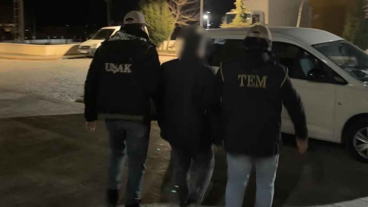 Uşak’ta FETÖ/PDY hükümlüsü yakalanarak cezaevine teslim edildi