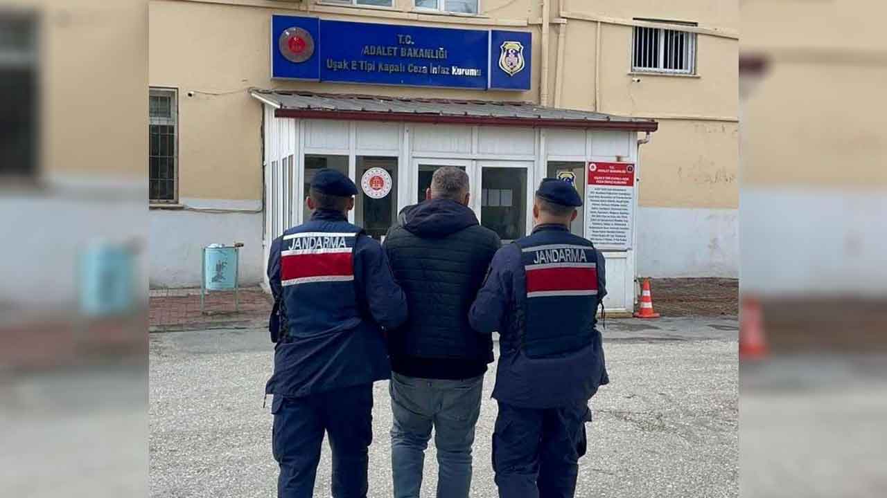 Uşak'ta 33 yıl hapis cezasıyla aranan şahıs yakalandı