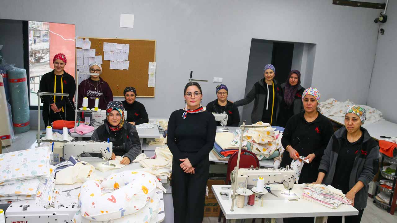 Uşaklı kadın girişimcinin hayali 11 kadına iş kapısı açtı
