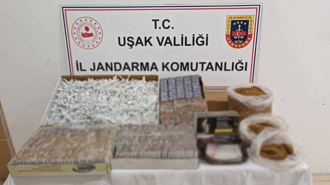 Uşak'ta kaçakçılık operasyonu: 1 kişi yakalandı