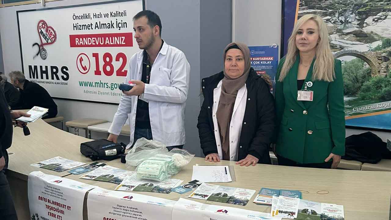 Uşak Eğitim ve Araştırma Hastanesi’nde Nefes Sağlığına Dikkat Çekildi
