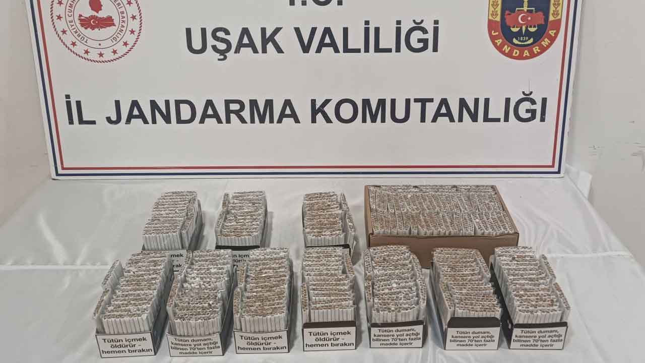 Jandarmadan Eşme’de Kaçakçılık Operasyonu