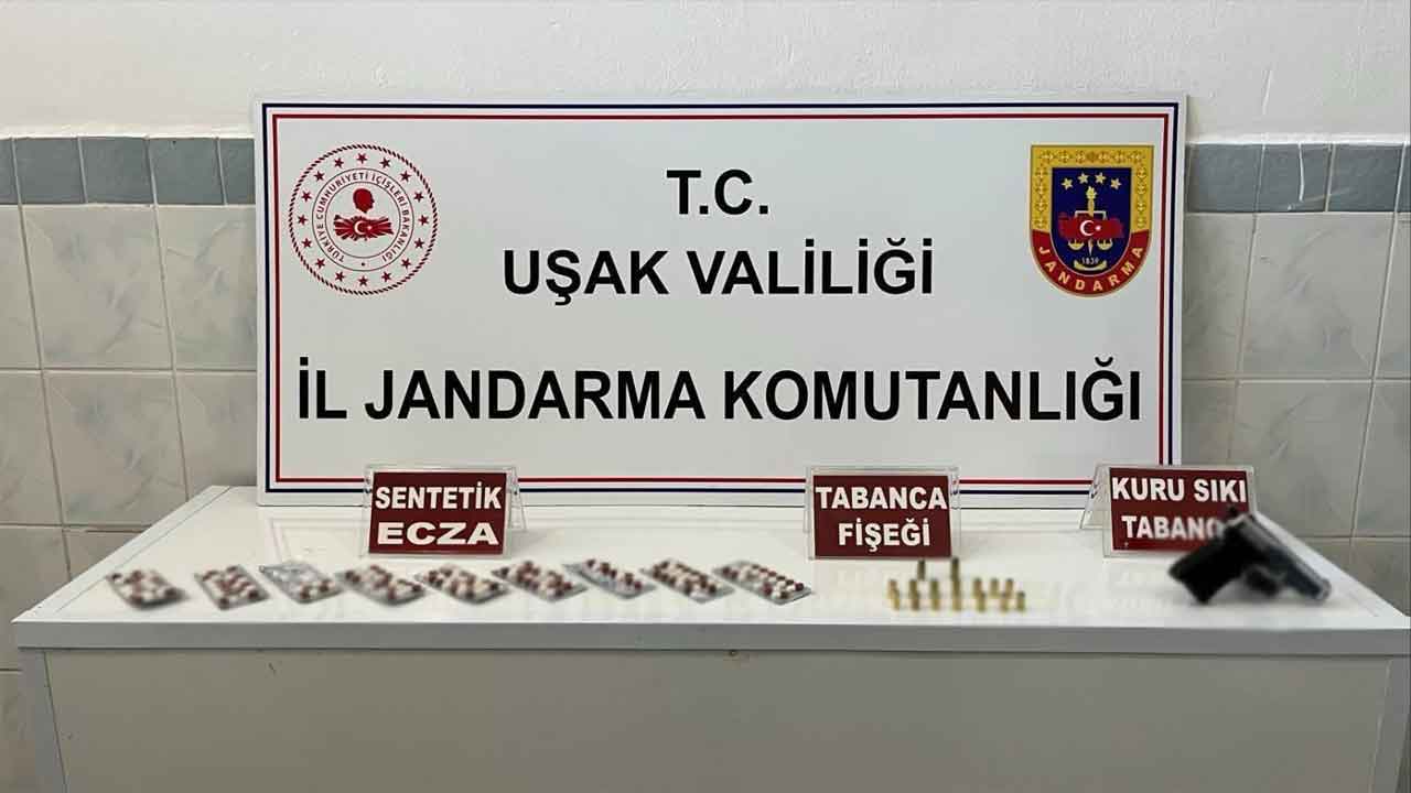 Uşak’ta Uyuşturucu ve Silah Operasyonu