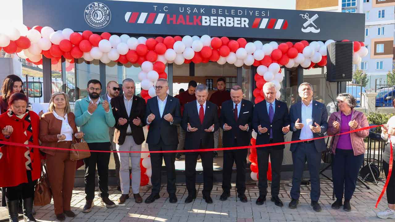 Uşak’ta Bir İlk Daha: Halk Berber Vatandaşın Hizmetinde
