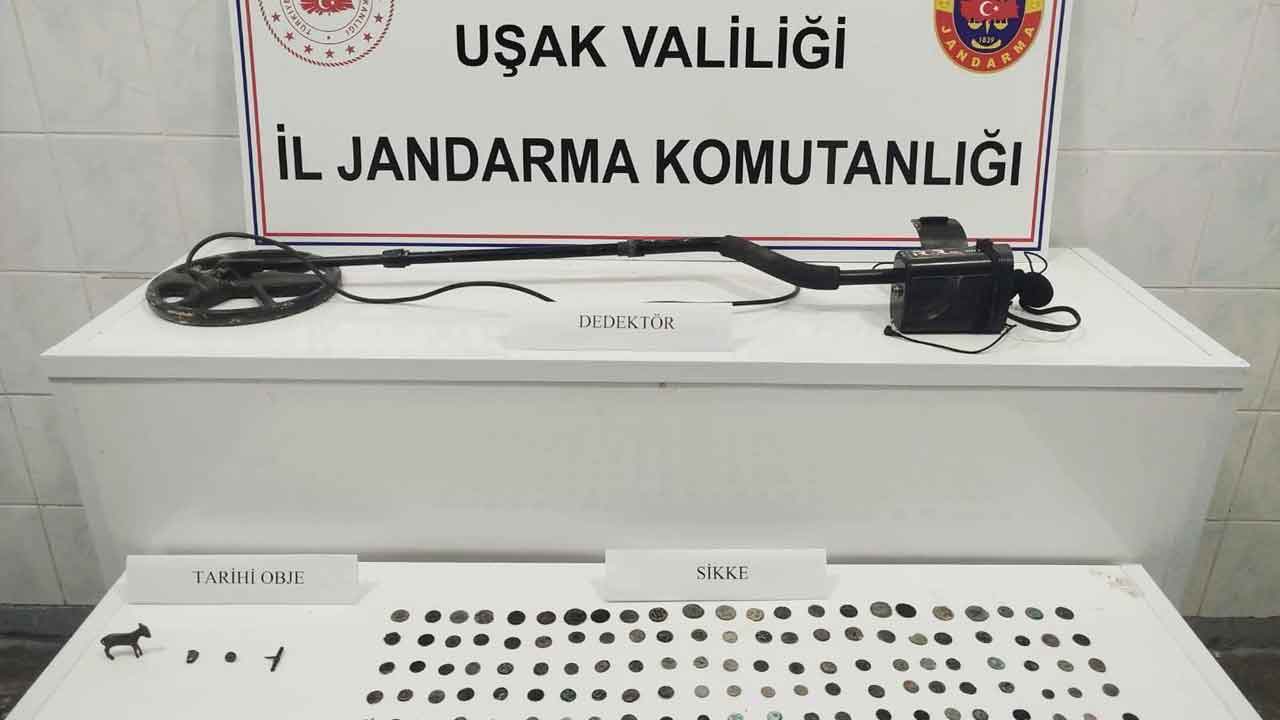 Uşak'ta tarihi eser kaçakçılığı operasyonu: 1 kişi yakalandı