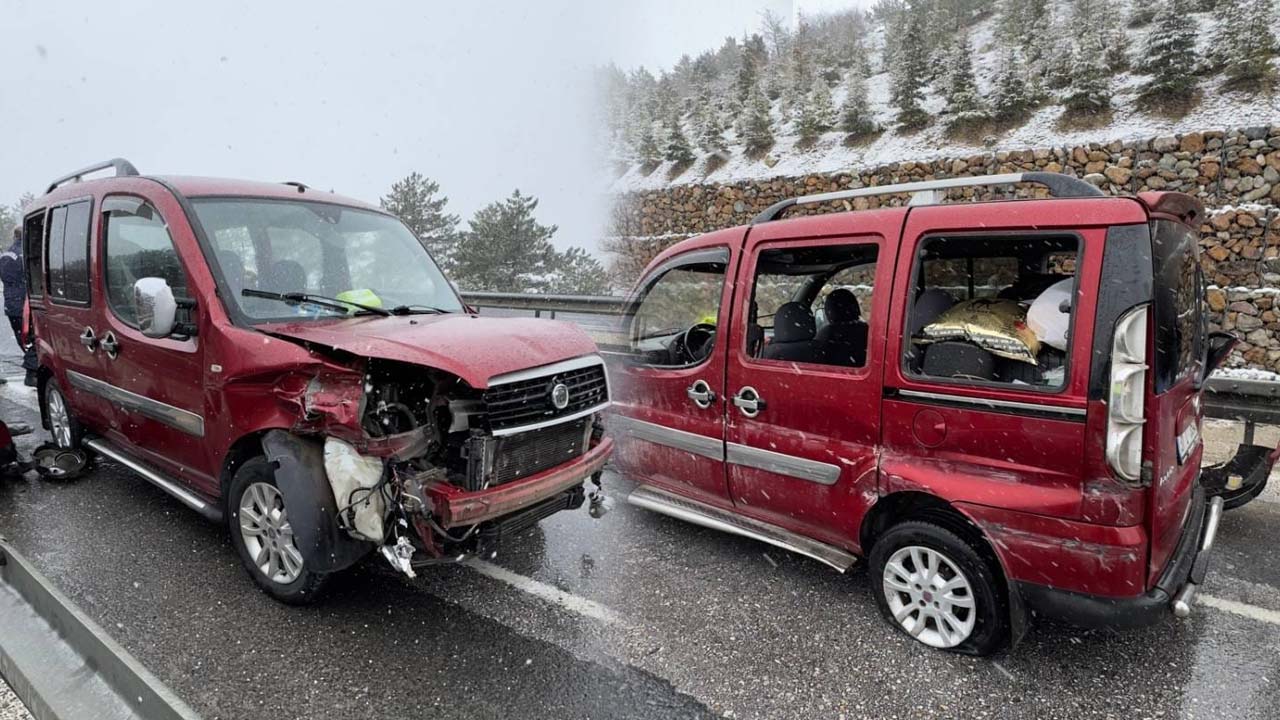Uşak'ta Çiftlik köyü yakınlarındaki kazada 6 kişi yaralandı