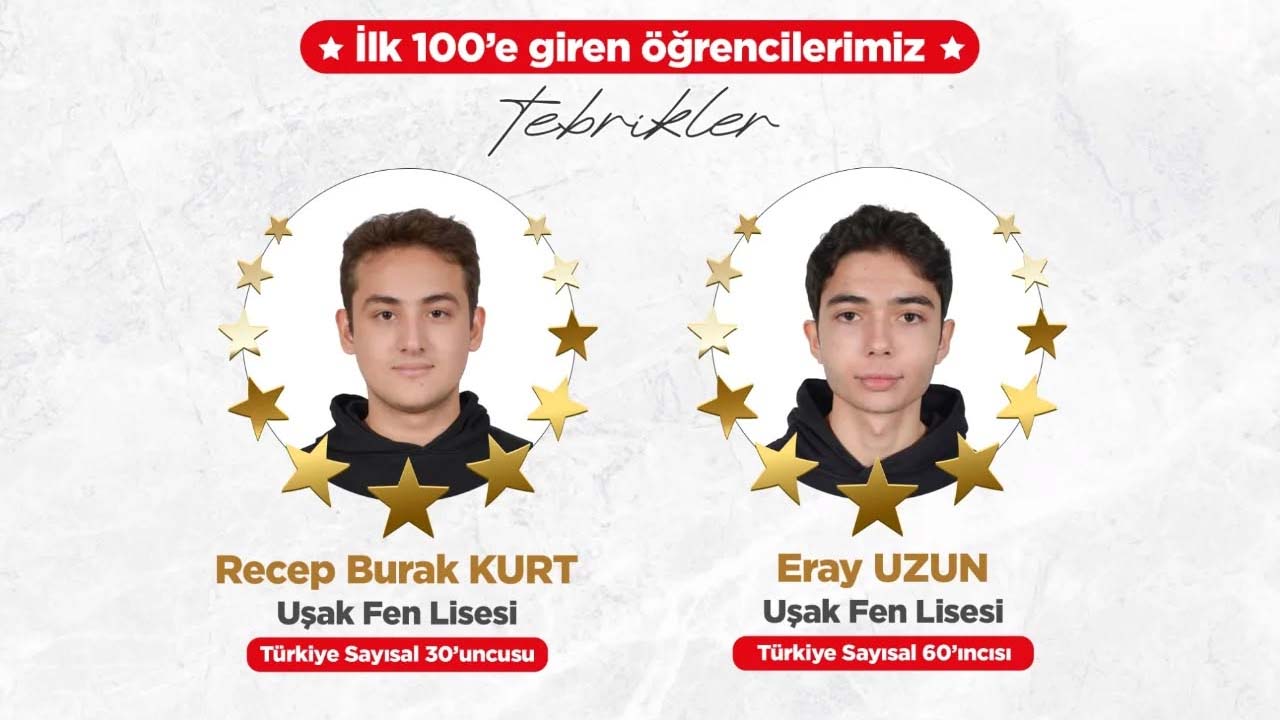 Uşak’tan MSÜ’de Gururlandıran Sonuç
