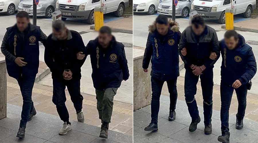 Uşak'ta doğal gaz kutularından bakır çubuk çalan iki kişi tutuklandı