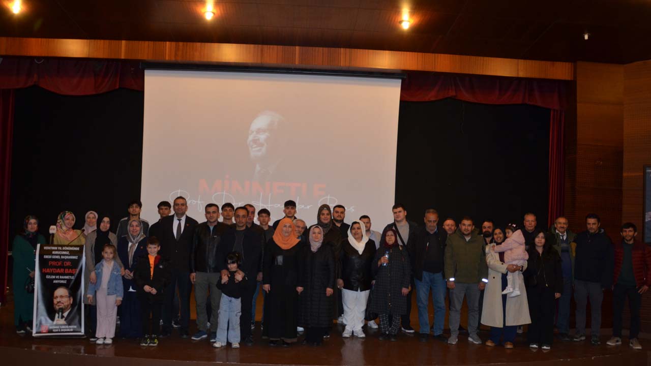 Uşak AKM'de Haydar Baş'ı Anma Etkinliği