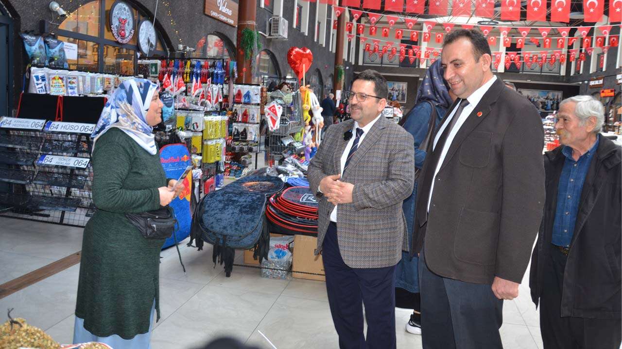 BTP Heyeti Uşak’ta Esnafın Nabzını Tuttu