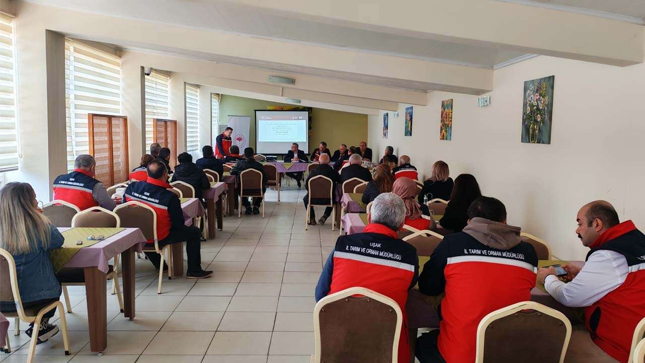 Uşak’ta Tarım Personeline Stratejik Eğitim