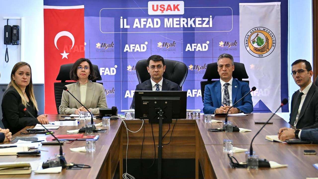 Uşak’ta Yangınla Mücadele Masaya Yatırıldı