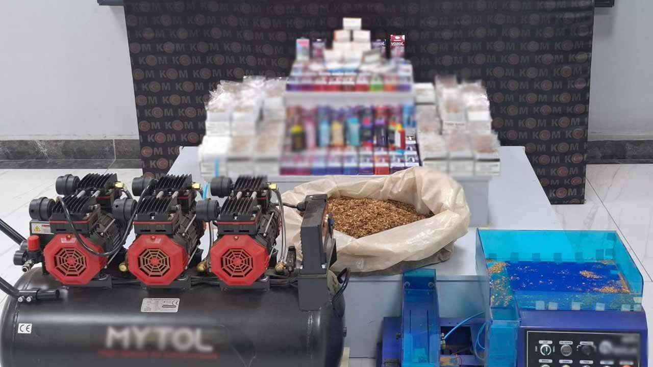 Uşak’ta Kaçak Ürün Operasyonu