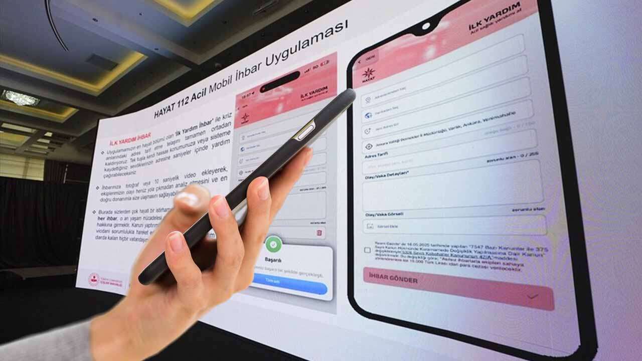 İçişleri Bakanlığı “Hayat 112 Acil Mobil” Uygulamasını Duyurdu