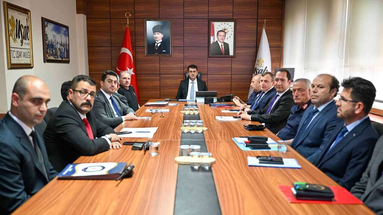 Uşak’ta Güvenlik ve Asayiş Masaya Yatırıldı