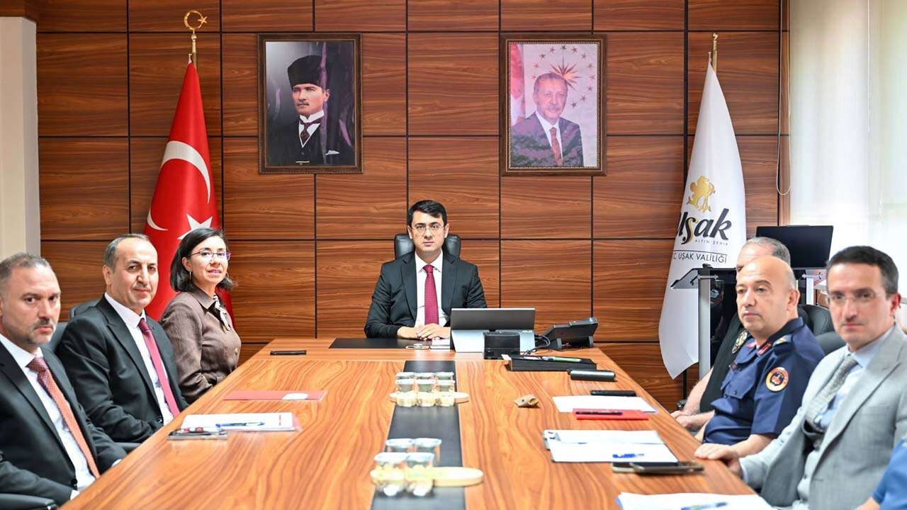 Uşak’ta Okul Güvenliği İçin Kritik Toplantı