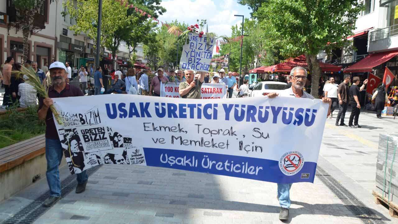 Uşaklı Üreticilerden Buğday Fiyatlarına Tepki