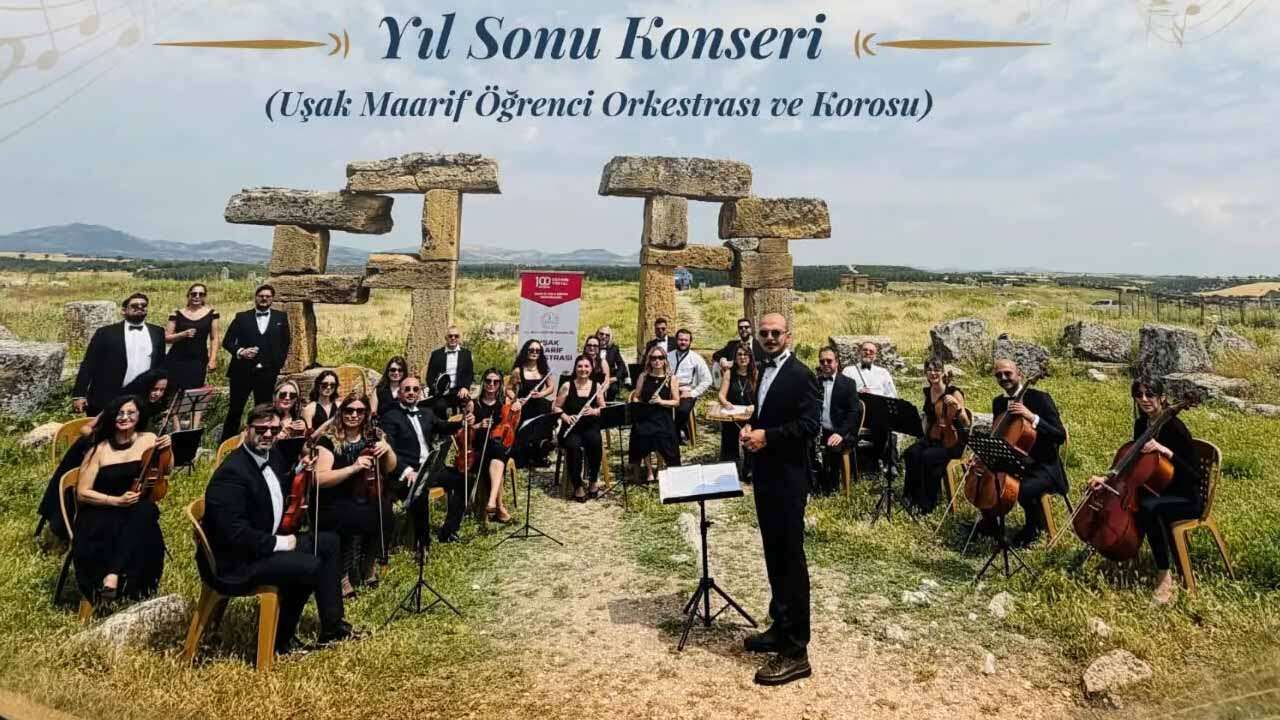 Uşak Maarif Orkestrası Yıl Sonu Konserine Tüm Uşaklılar Davetli