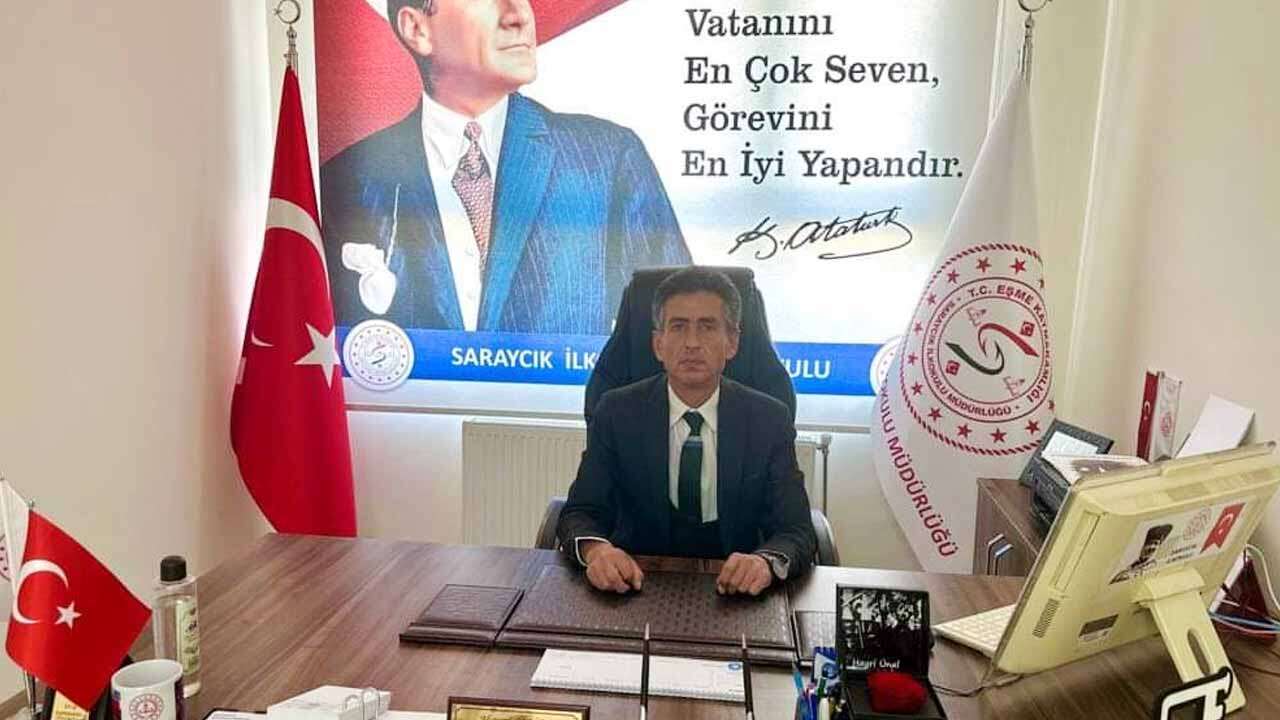 Eşme’de Okul Müdüründen Alkışlanacak Hareket