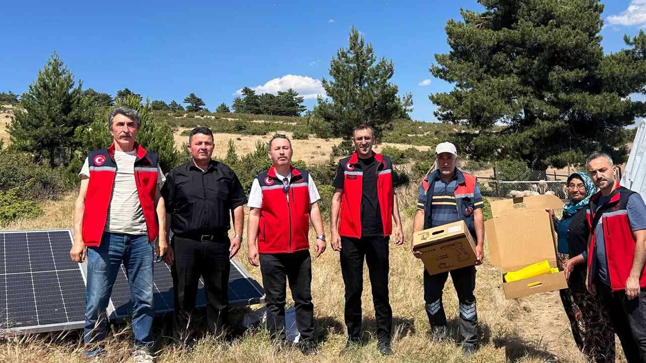 Uşak’ta Yaylada Üreten Yetiştiricilere Destek