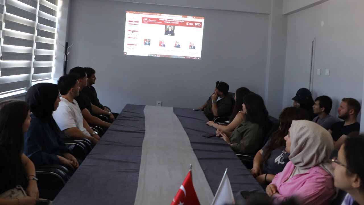 Uşak İl Tarım ve Orman Müdürlüğü'nden Stajyerlere Kurumsal Rehberlik