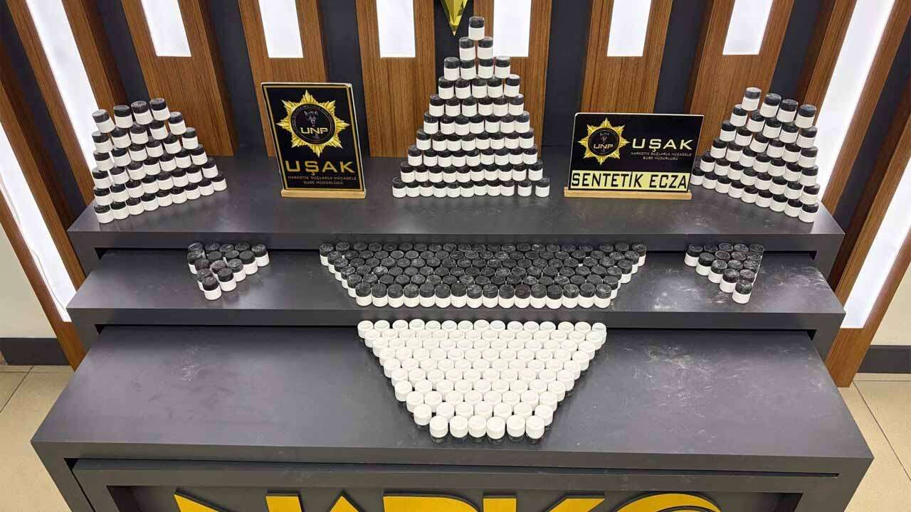 Uşak ‘ta Çok Sayıda Uyuşturucu Madde Ele Geçirildi