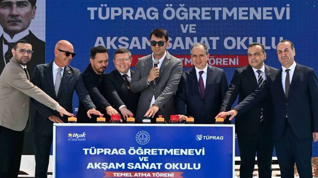 TÜPRAG Öğretmenevi ve Akşam Sanat Okulunun Temeli Atıldı