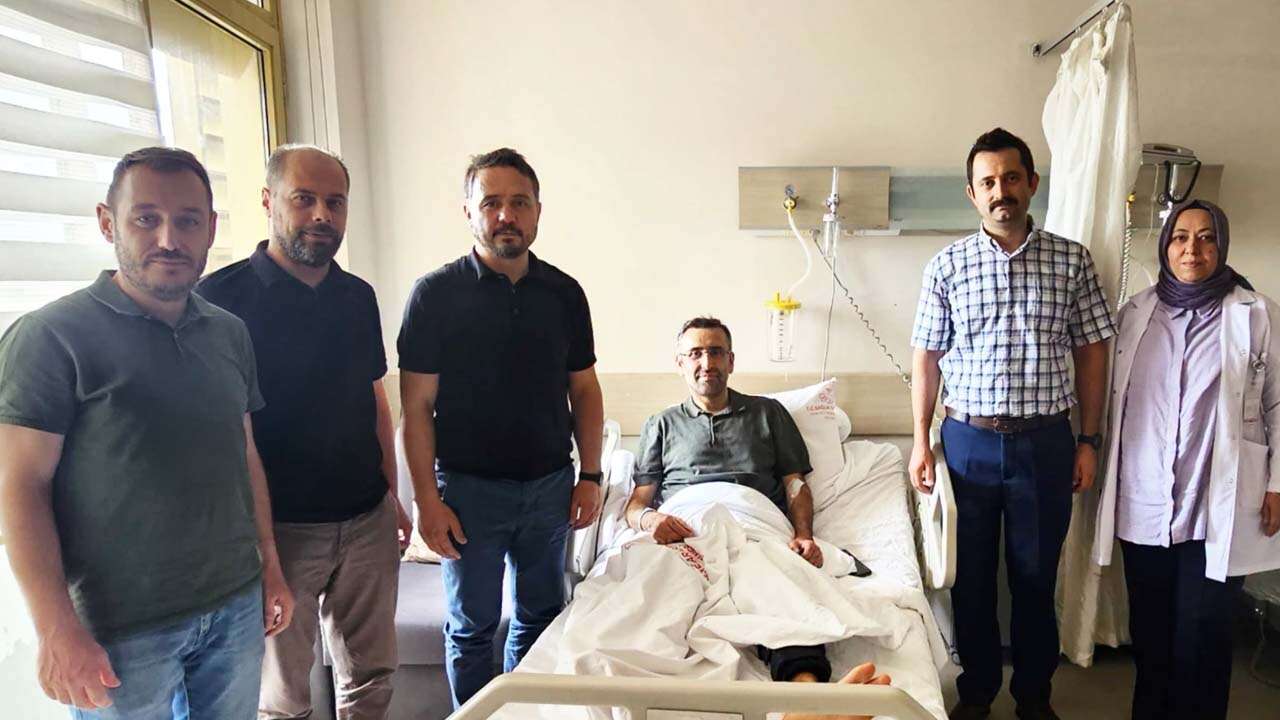 Himmet Yaşar’dan Serkan Bilir’e Geçmiş Olsun Ziyareti